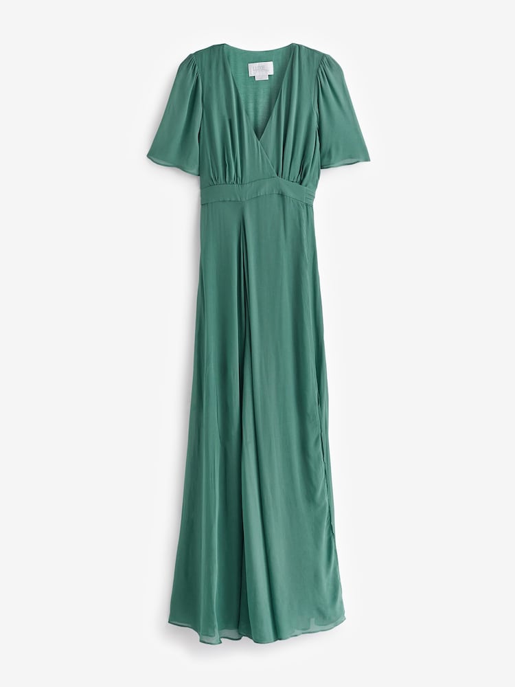 Seraphine Green Lift Up Maternity & Nursing Dress - Image 7 of 7