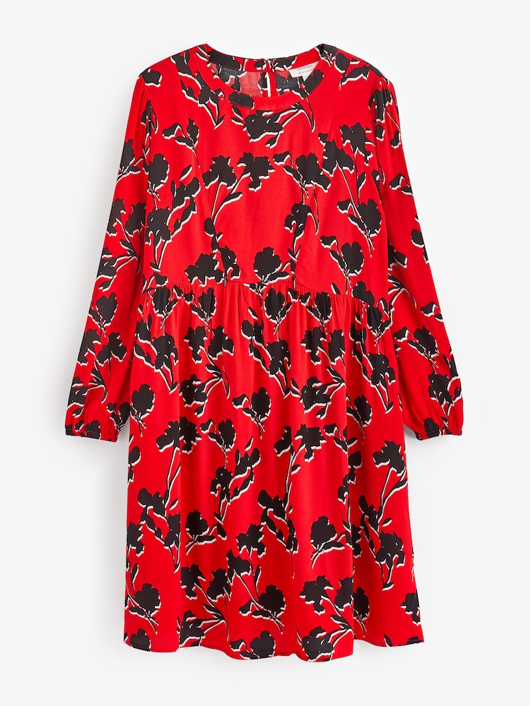 Seraphine Red A Line Dress With Nursing Zips - Image 5 of 5 Seraphine Red A Line Dress With Nursing Zips - Image 5 of 5