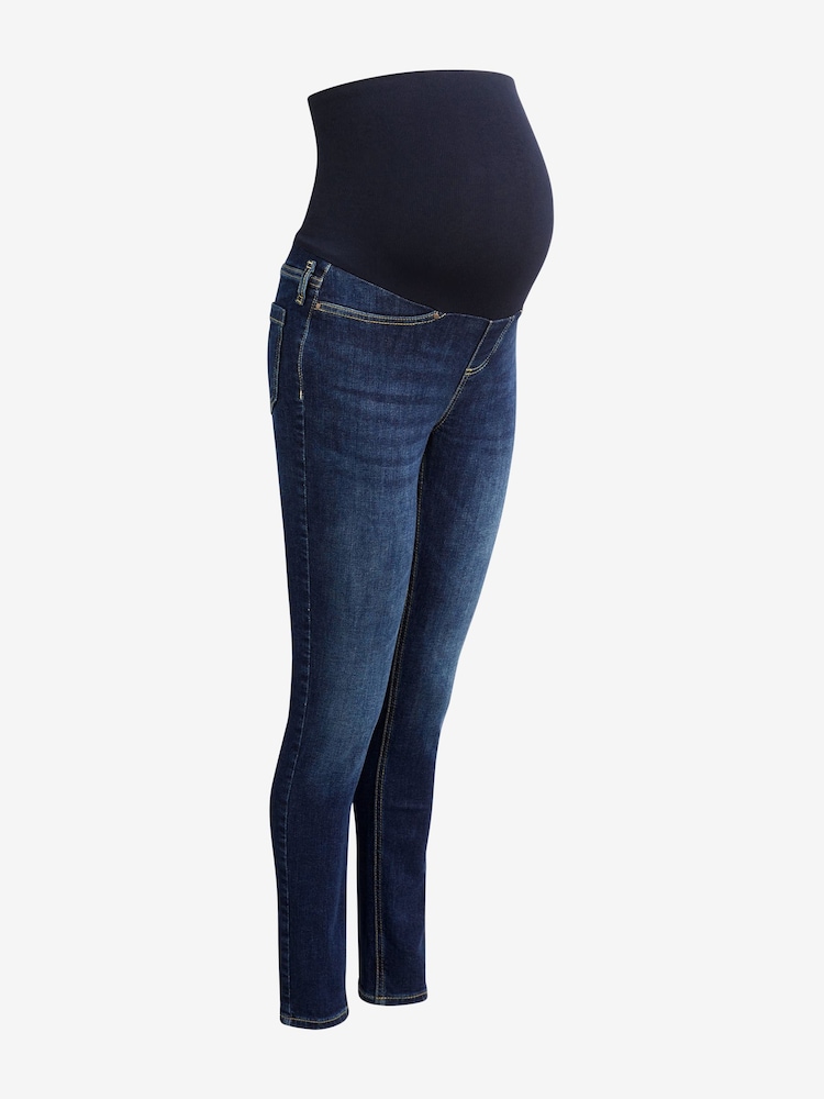 Seraphine Blue Post Maternity Skinny Jeans - Image 10 of 10 Seraphine Blue Post Maternity Skinny Jeans - Image 10 of 10