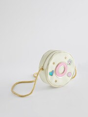Cream O Initial Patch Canvas Bag - Image 3 of 4