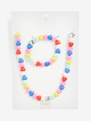 Pink Rainbow Heart Jewellery Set - Image 3 of 6