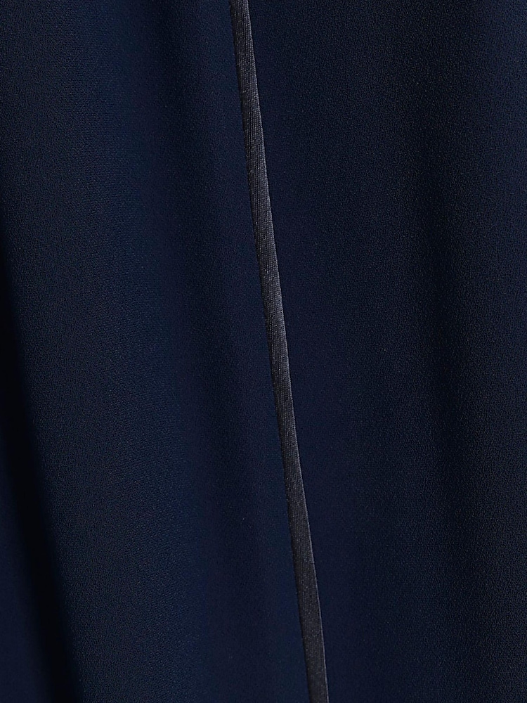 River Island Blue Studio Tuxedo Wide Leg Trousers - Image 6 of 6