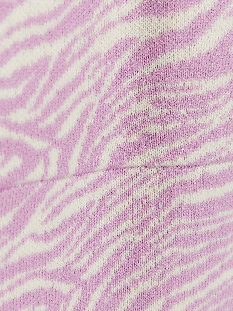 River Island Pink Zebra Crossing Wrap Midi Dress - Image 6 of 6 River Island Pink Zebra Crossing Wrap Midi Dress - Image 6 of 6