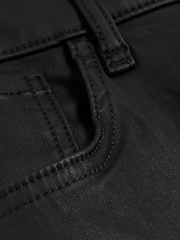 River Island Black High Rise Slim Straight Coated Jeans - Image 5 of 6