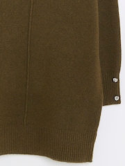 River Island Green Cosy Jumper Dress - Image 6 of 6