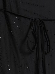 River Island Black Cowl Neck Embellished Slip Maxi Dress - Image 6 of 6