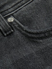 River Island Black Petite High Rise Mom Jeans - Image 4 of 7