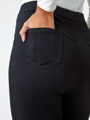 Roman Black Shape Enhancing Stretch Jeggings - Image 5 of 5