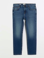 River Island Blue Slim Fit 100% Cotton Medium Wash Jeans - Image 5 of 6