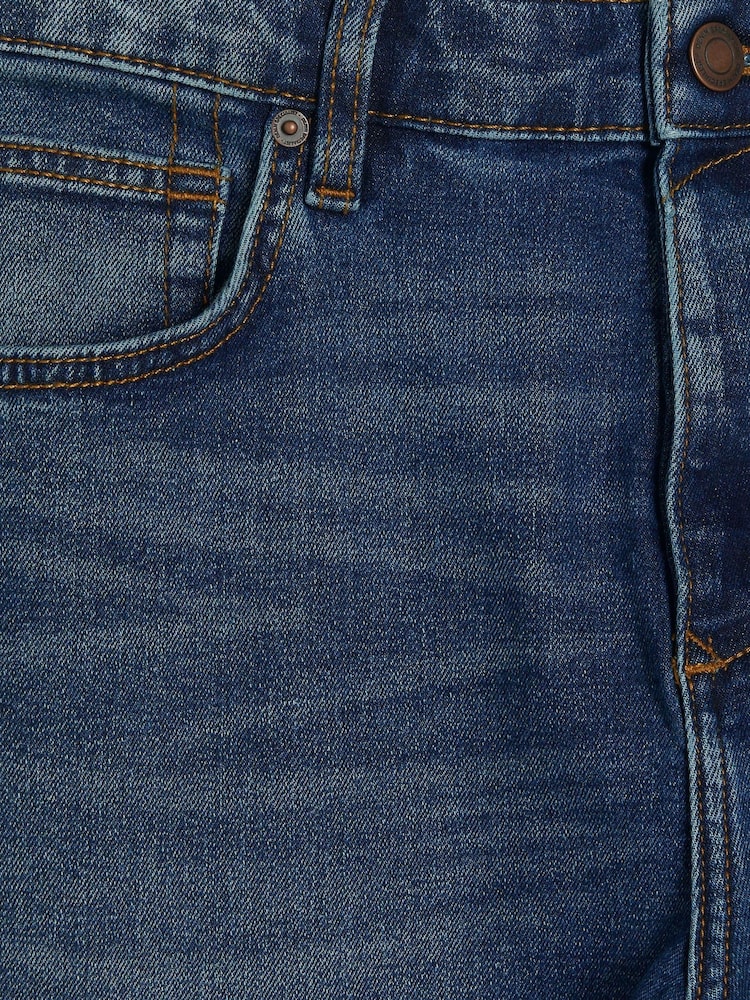 River Island Blue Slim Fit 100% Cotton Medium Wash Jeans - Image 6 of 6