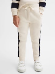 Reiss Ecru Cara 9-13 yrs Cotton Blend Colourblock Hoodie and Joggers Set - Image 5 of 11