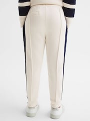 Reiss Ecru Cara 9-13 yrs Cotton Blend Colourblock Hoodie and Joggers Set - Image 8 of 11