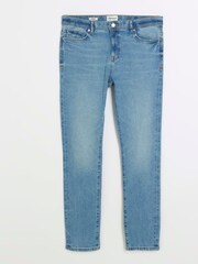 River Island Skinny-Jeans in heller Waschung aus 100% Baumwolle - Bild 4 von 5