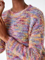 Roman Pink Fluffy Knit Jumper - Image 5 of 5