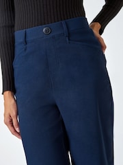 Roman Blue Cropped Stretch Culottes - Image 5 of 5