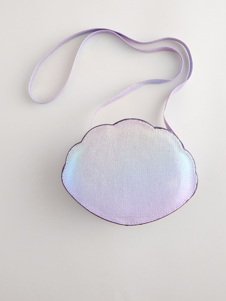 Purple Shell Sequin Bag - Image 2 of 5