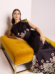 Black Bright Tropical Sleeveless Top - Image 4 of 7