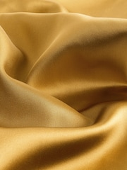 Gold Satin Elasticated Wide Leg Trousers - Image 6 of 6