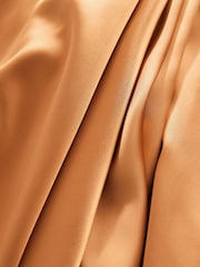 Gold Satin Long Sleeve Top - Image 6 of 6