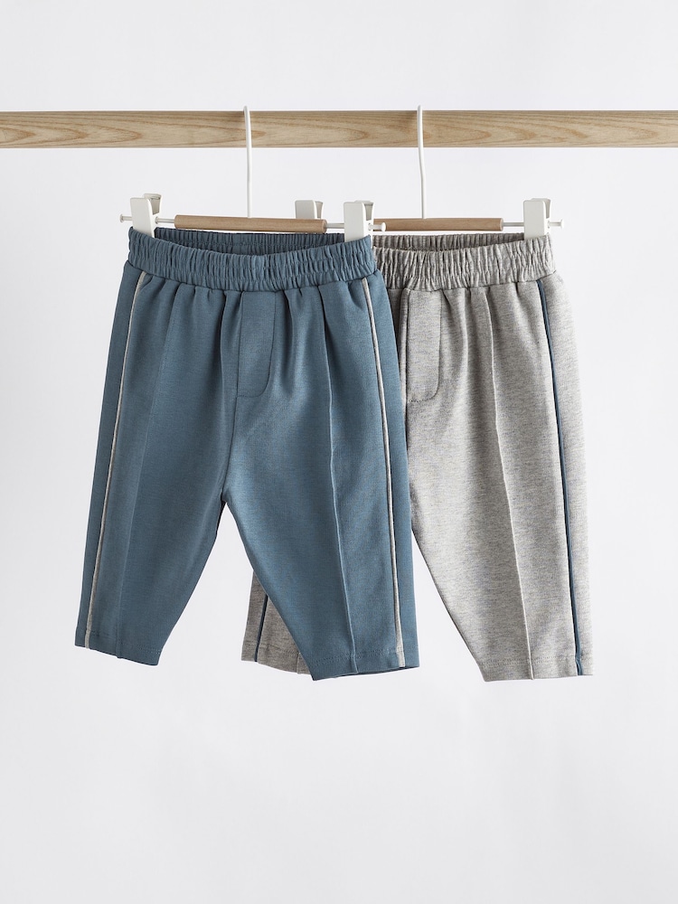 Grey Baby Smart Joggers 2 Pack - Image 1 of 6