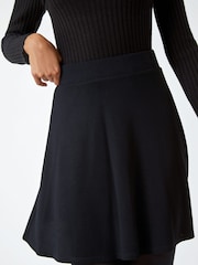 Roman Black Pull On Stretch Jersey Skater Skirt - Image 5 of 5