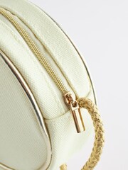 Cream H Initial Patch Canvas Bag - Image 4 of 6