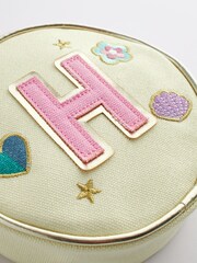 Cream H Initial Patch Canvas Bag - Image 5 of 6