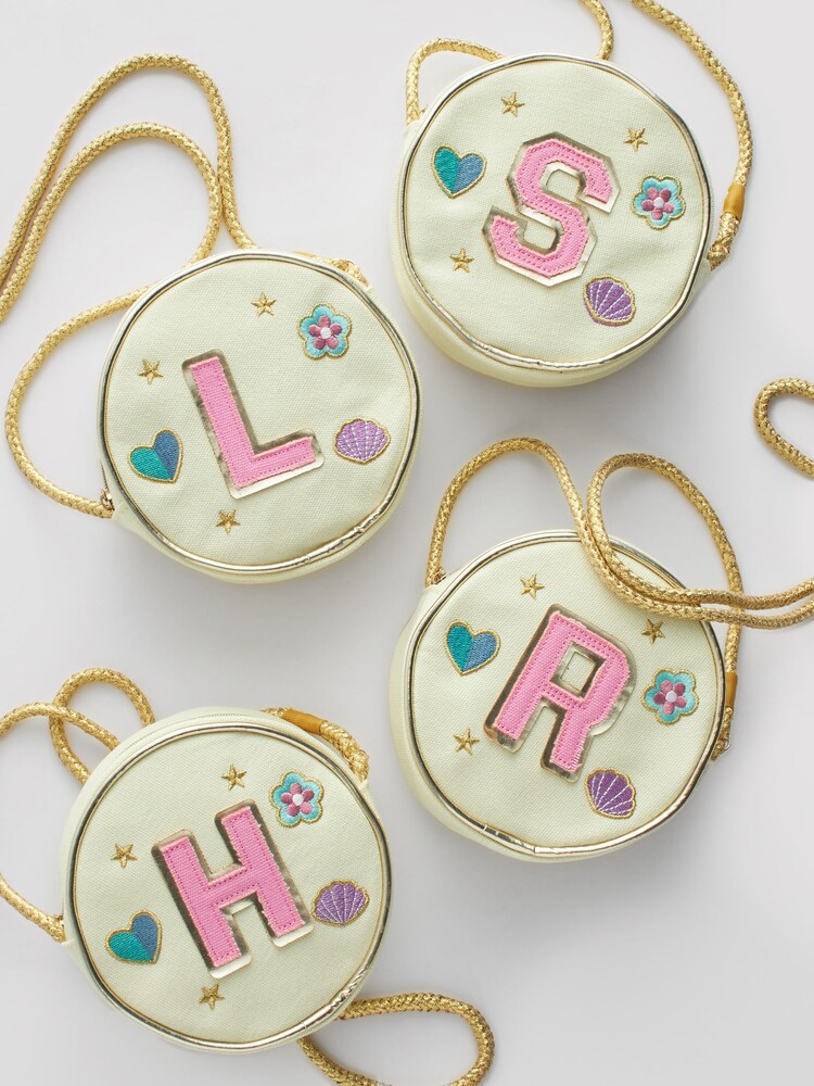 Cream H Initial Patch Canvas Bag - Image 6 of 6