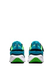 Nike Black/Green Junior Revolution 7 Trainers - Image 5 of 9
