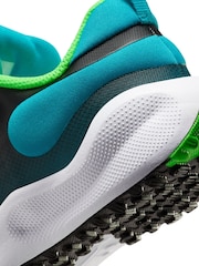 Nike Black/Green Junior Revolution 7 Trainers - Image 9 of 9