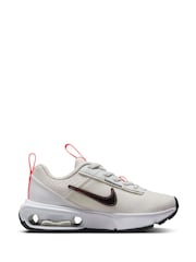 Nike White/Blue/Orange Junior Air Max INTRLK Lite Trainers - Image 3 of 10