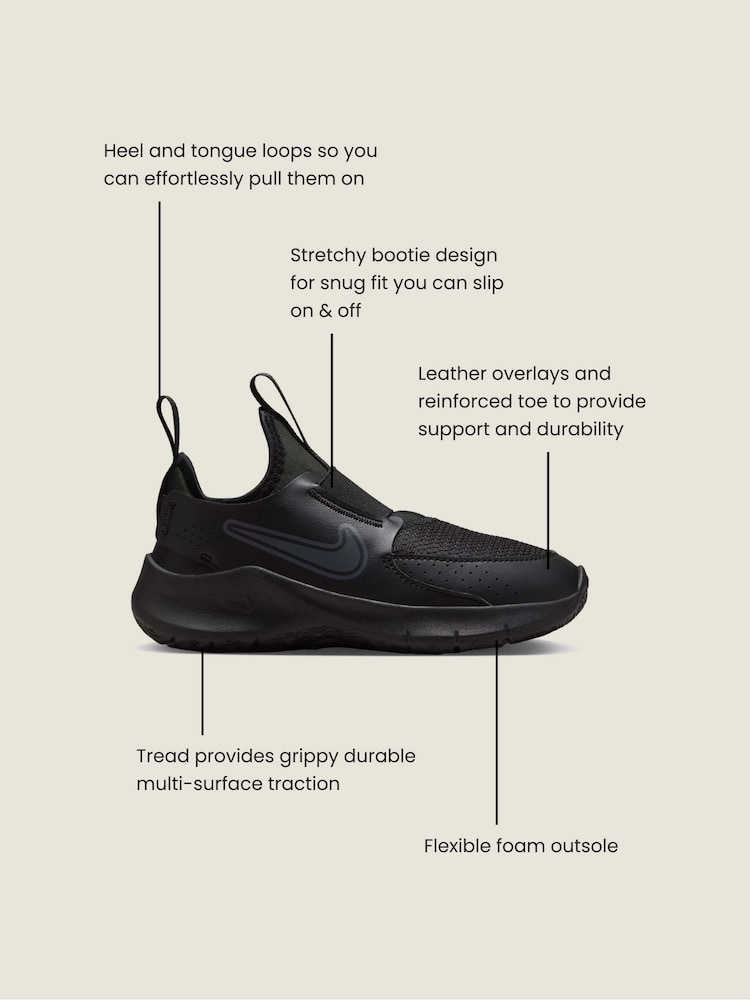 Schwarz - Nike Junior Flex Runner 3 Turnschuhe - Bild 10 von 10 Schwarz - Nike Junior Flex Runner 3 Turnschuhe - Bild 10 von 10