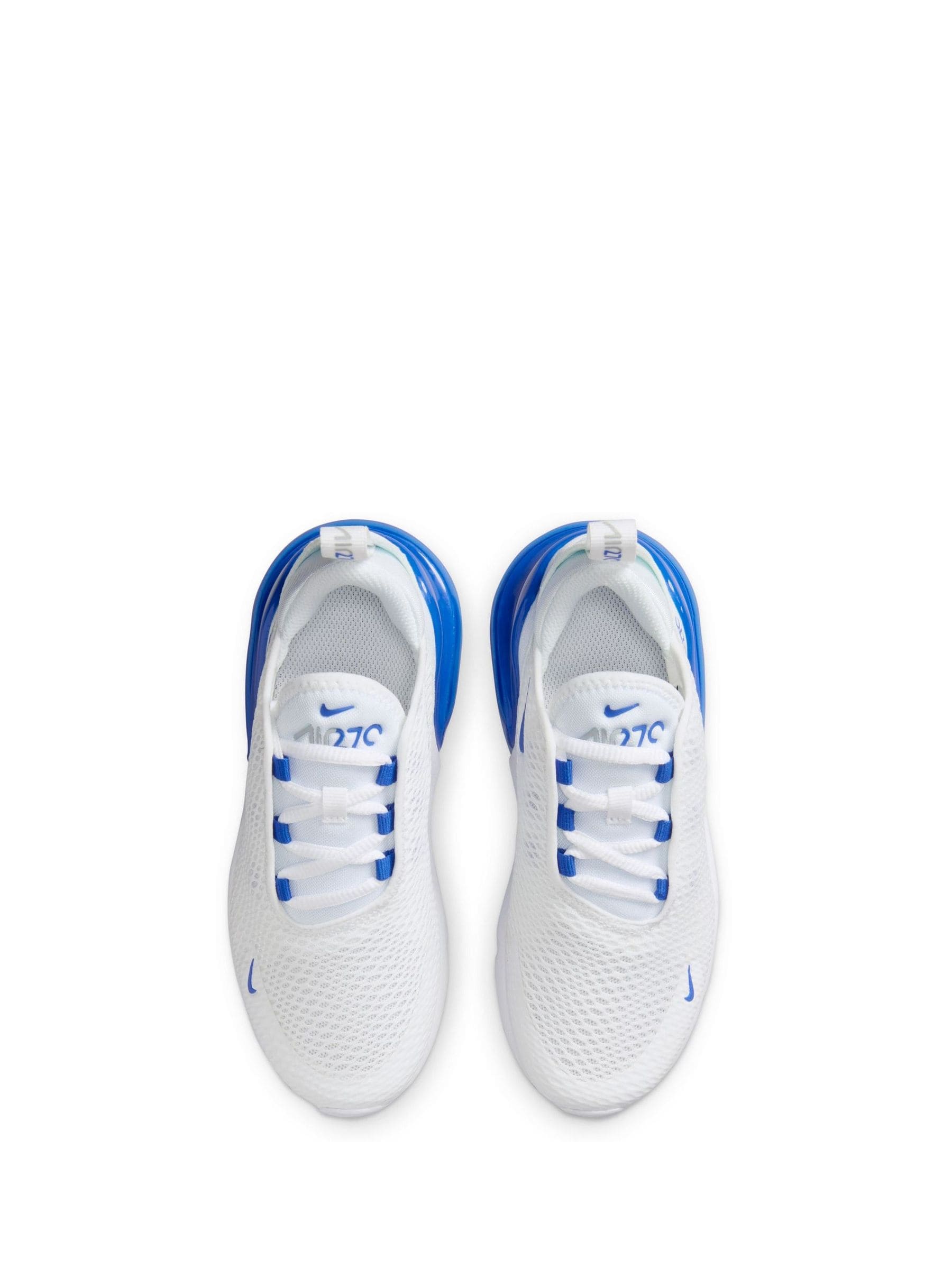 Buy Nike White Royal Blue Air Max 270 Junior Trainers from Next Ukraine