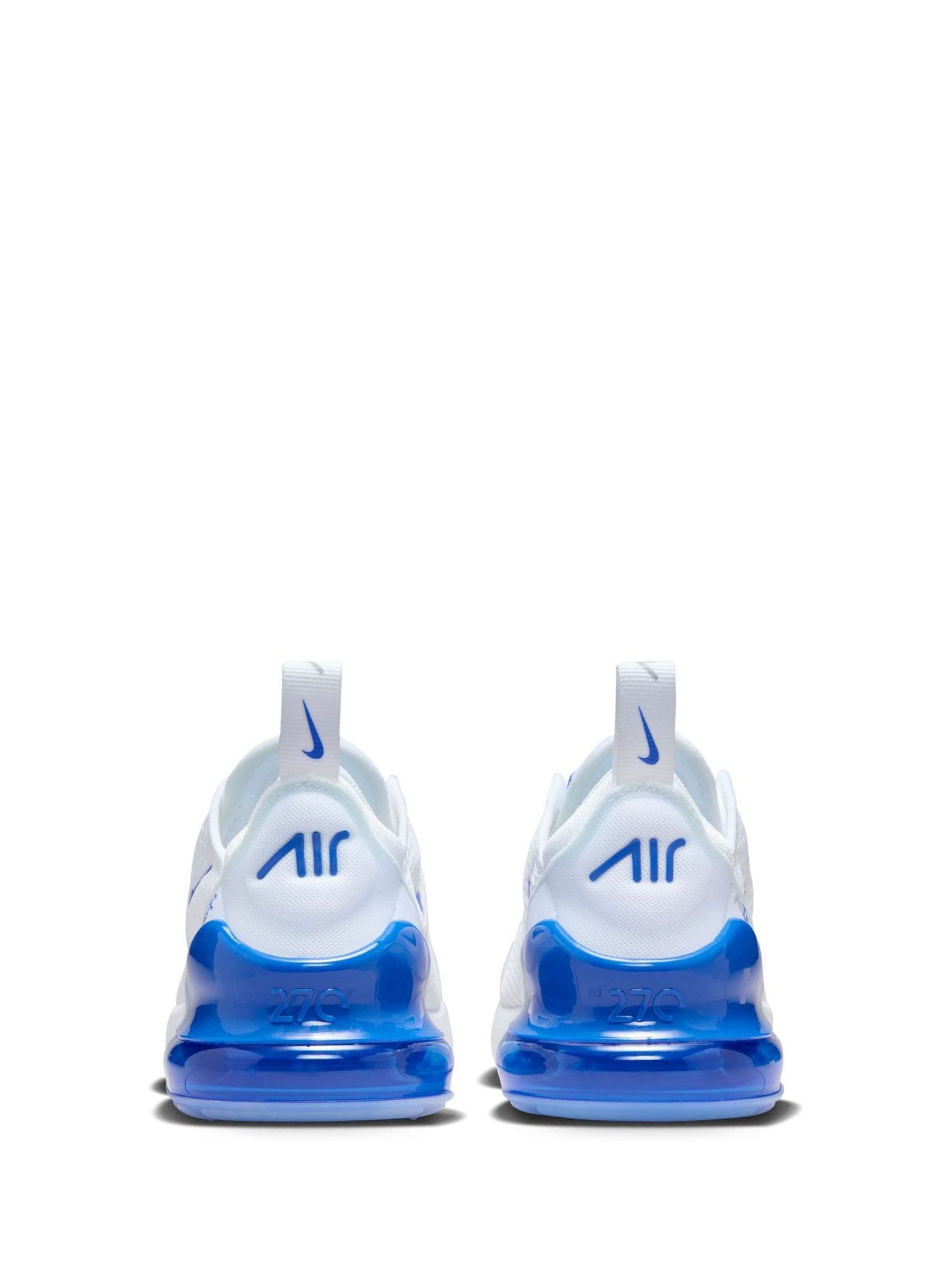 Buy Nike White Royal Blue Air Max 270 Junior Trainers from Next Luxembourg