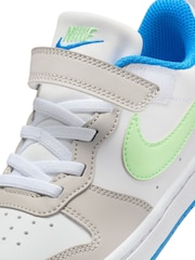 Белый/серый/черный - Детские низкие кроссовки Nike Court Borough Recraft - Image 11 of 11