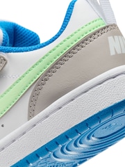 Weiß/Grau/Schwarz - Nike Junior Court Borough Low Recraft Turnschuhe - Bild 12 von 15