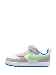 Белый/серый/черный - Детские низкие кроссовки Nike Court Borough Recraft - Image 2 of 11