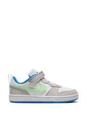 Белый/серый/черный - Детские низкие кроссовки Nike Court Borough Recraft - Image 4 of 11