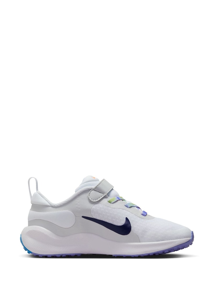 blanc/multicolore - Nike Junior Revolution 7 Baskets - Image 3 of 12