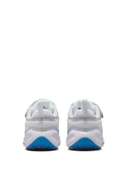 Nike White/Multi Junior Revolution 7 Trainers - Image 7 of 12