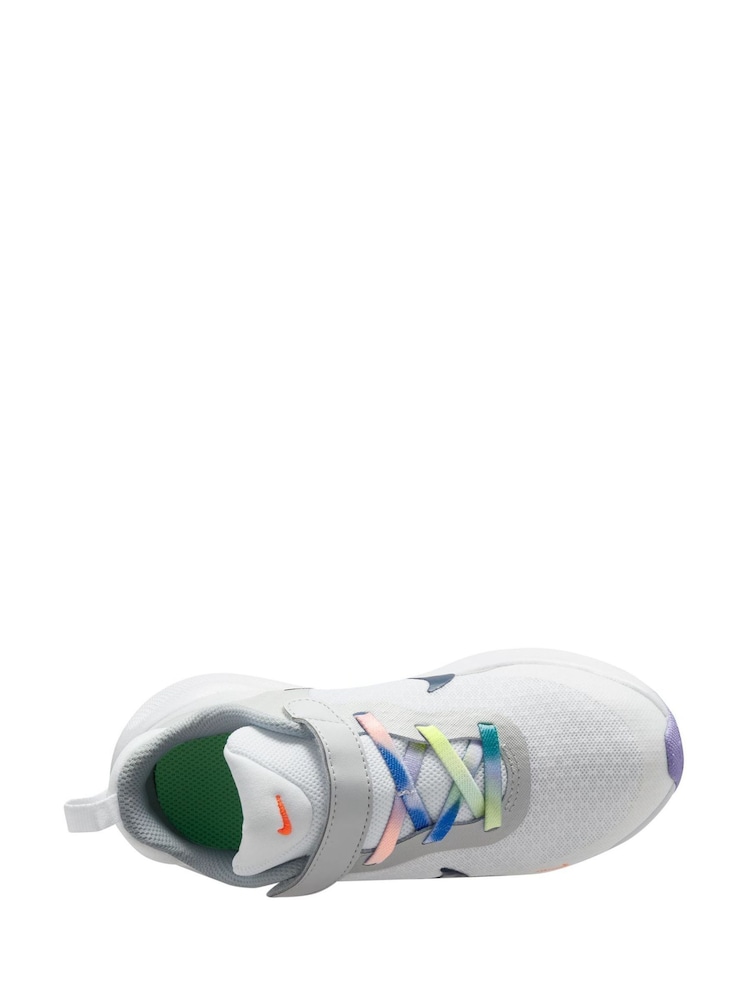 blanc/multicolore - Nike Junior Revolution 7 Baskets - Image 9 of 12