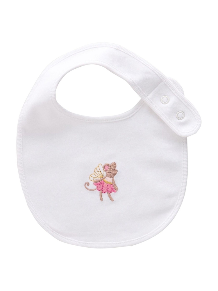rožnata Fairy - dojenček 100% bombažni BIBS 3 komplet - Slika 2 iz 5