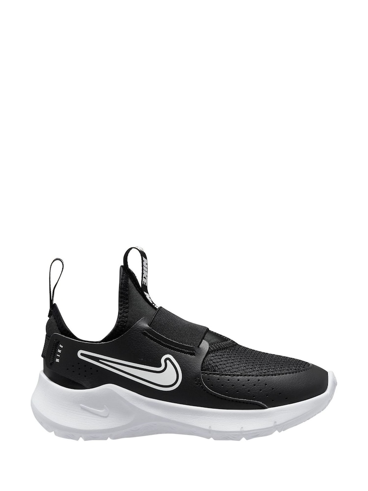 Nike Black/White Junior Flex Runner 3 Trainers - Image 1 of 12