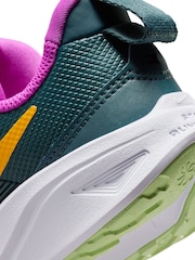Nike Dark Green/Orange Junior Star Runner 4 Trainers - Image 10 of 12