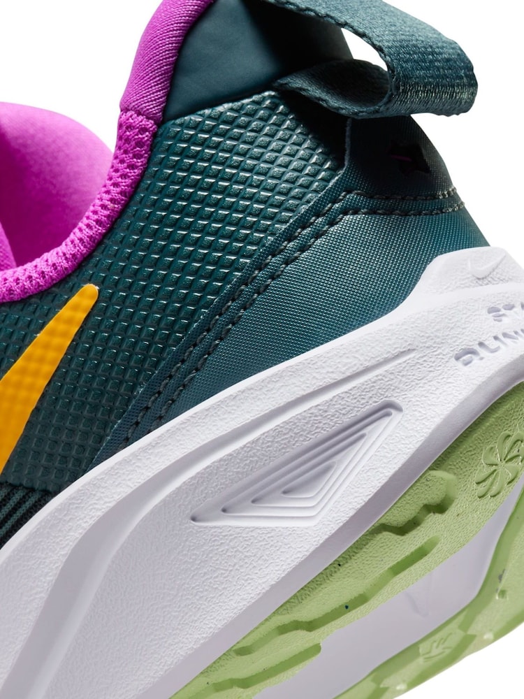 Vert foncé/Orange - Baskets Nike Junior Star de running 4 - Image 10 of 12