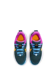 Nike Dark Green/Orange Junior Star Runner 4 Trainers - Image 11 of 12