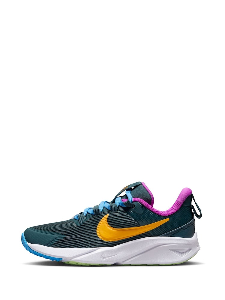 Vert foncé/Orange - Baskets Nike Junior Star de running 4 - Image 7 of 12