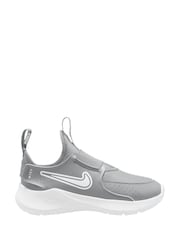 Nike Grey/White Junior Flex Runner 3 Trainers - Image 1 of 12