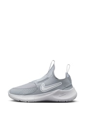 Nike Grey/White Junior Flex Runner 3 Trainers - Image 2 of 12