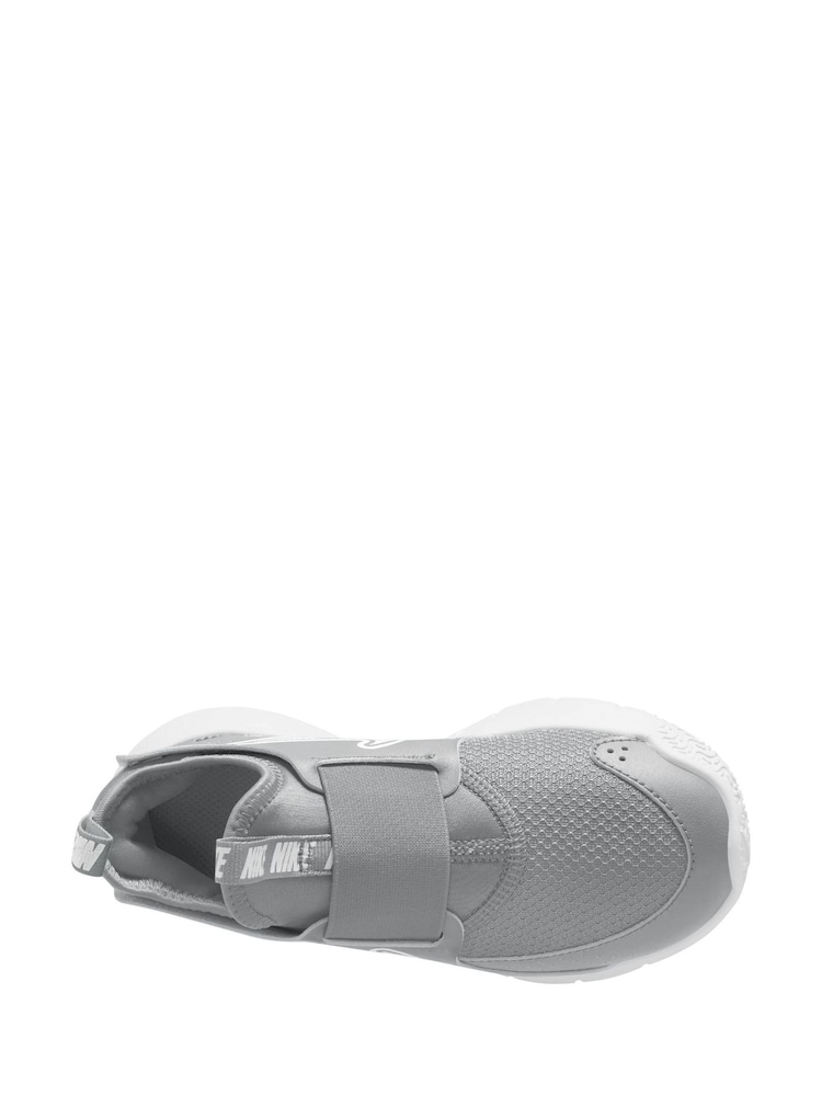 Nike Grey/White Junior Flex Runner 3 Trainers - Image 5 of 12